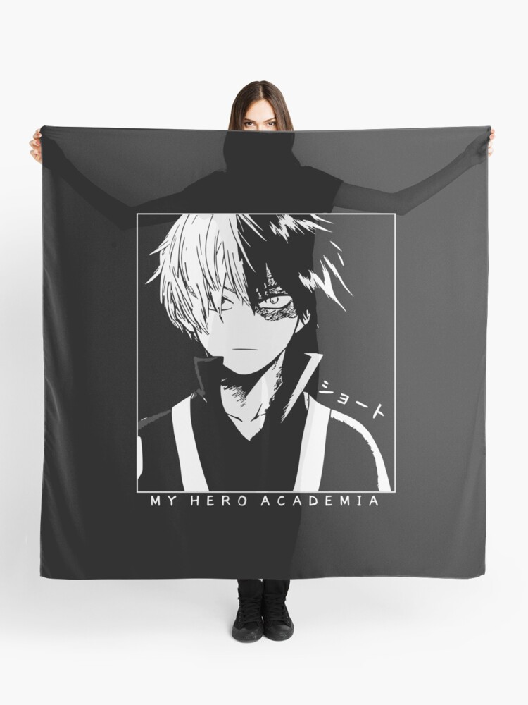 Boku No Hero Academia Shoto A Ka Todoroki Shoto Japanese Kanji Bnha Version 2 Scarf By Aniprint Redbubble