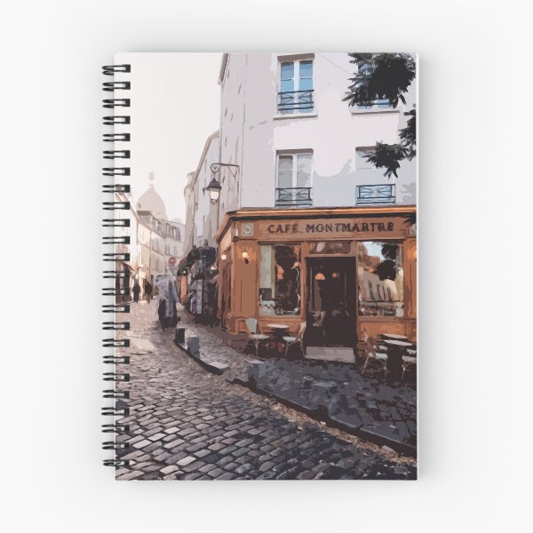 Item preview, Painting of Cafe Montmartre, Paris, France designed and sold by Daisy Collins.