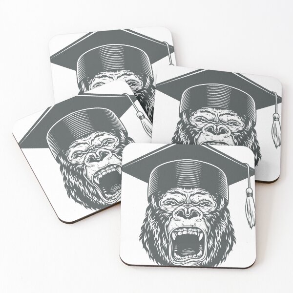 Item preview, Angry gorilla graduating designed and sold by LynksArts.