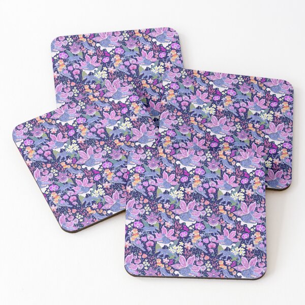 Item preview, Blue Leopards in an Orchid Garden designed and sold by Janet Broxon.