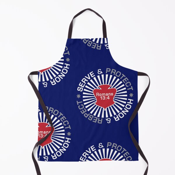 Serve Protect Honor Respect Apron