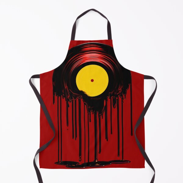 Item preview, Music Melting Vinyl Record Dj Retro lp (write in your favorite classic star) designed and sold by mirrorimages.