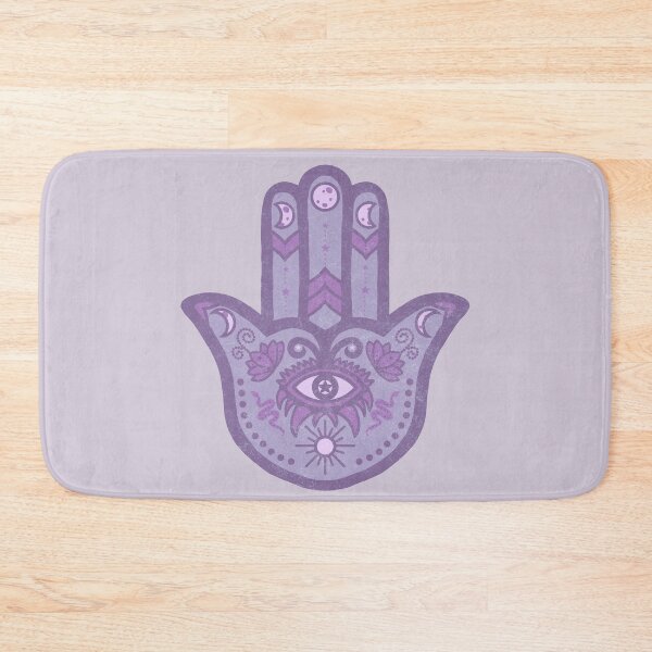 Item preview, Lavender Dreams | Hamsa Hand Amulet  designed and sold by Bloomandflo.