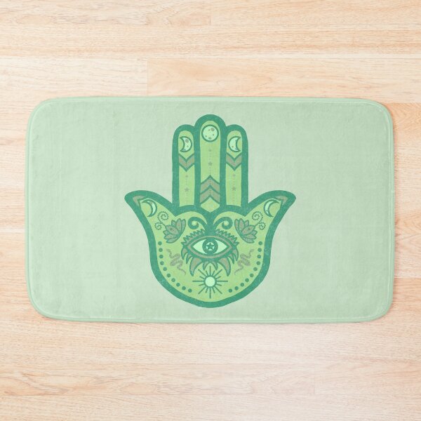 Item preview, Green Mamba | Hamsa Hand Amulet  designed and sold by Bloomandflo.