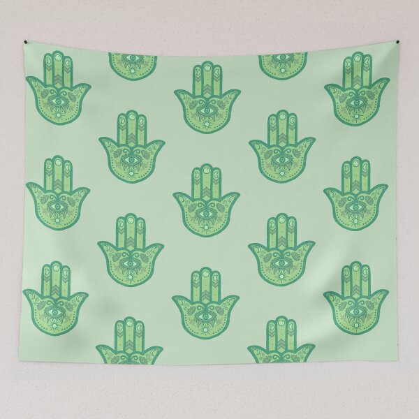 Item preview, Green Mamba | Hamsa Hand Amulet  designed and sold by Bloomandflo.