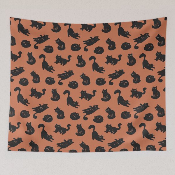 Item preview, Black cats chilling, judging and being spooky designed and sold by crealizable.
