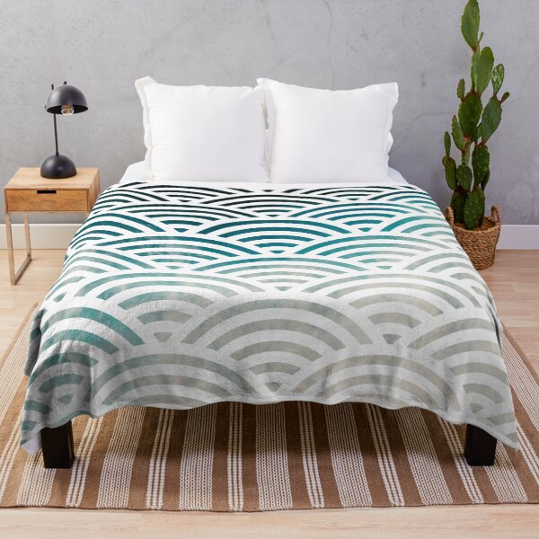 Item preview, Blue Ocean Waves and Sand Pattern Design designed and sold by idovedesign.