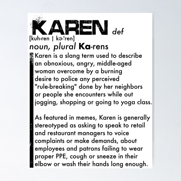 Item preview, Karen Defined designed and sold by GabrielloG.