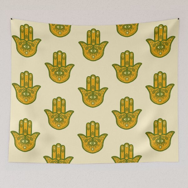 Item preview, Golden Hour | Hamsa Hand Amulet  designed and sold by Bloomandflo.