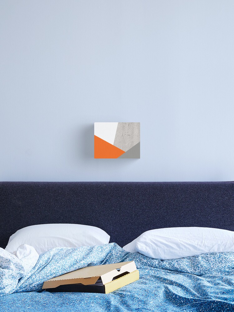 Grey Orange and Concrete Color Block Throw Blanket for Sale by sylviabosky