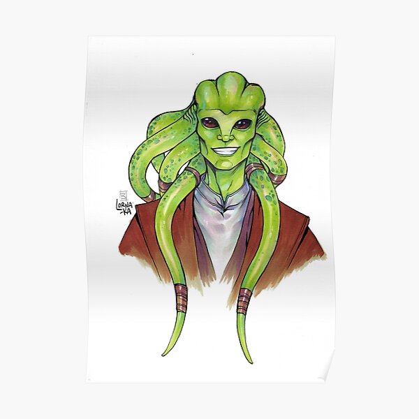 Kit Fisto Poster