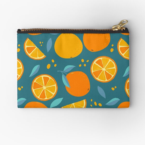 6 PCS Embroidered Plush Fruit Bag Coin Purse Coin Bag Card Bag Children  Wallet(Semi-Circle