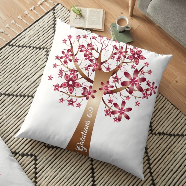 Faith of a Mustard Seed Floor Pillow