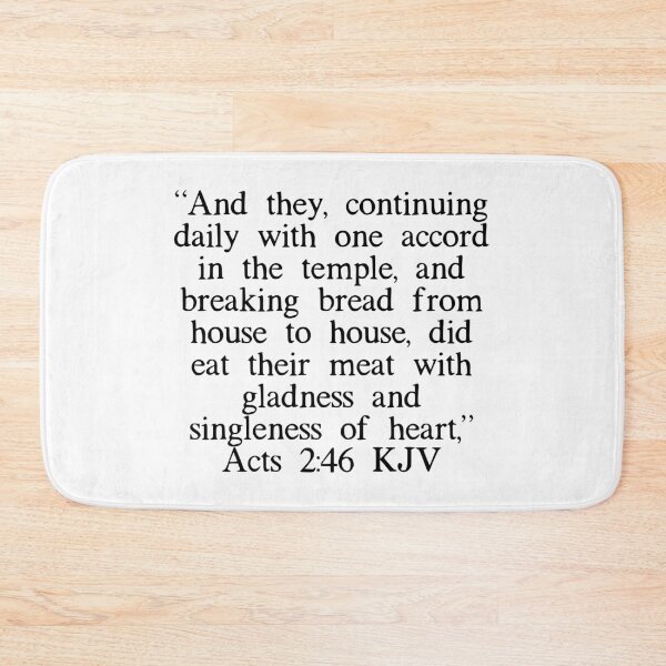 Item preview, Acts 2:46 KJV designed and sold by IBMClothing.