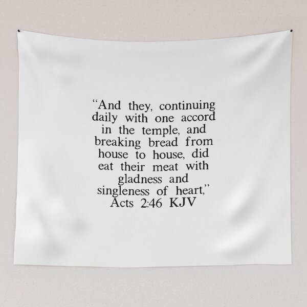 Item preview, Acts 2:46 KJV designed and sold by IBMClothing.