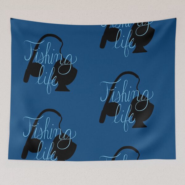 Item preview, Fishing Life designed and sold by Kaimarbe | Cute Stickers & Apparel.