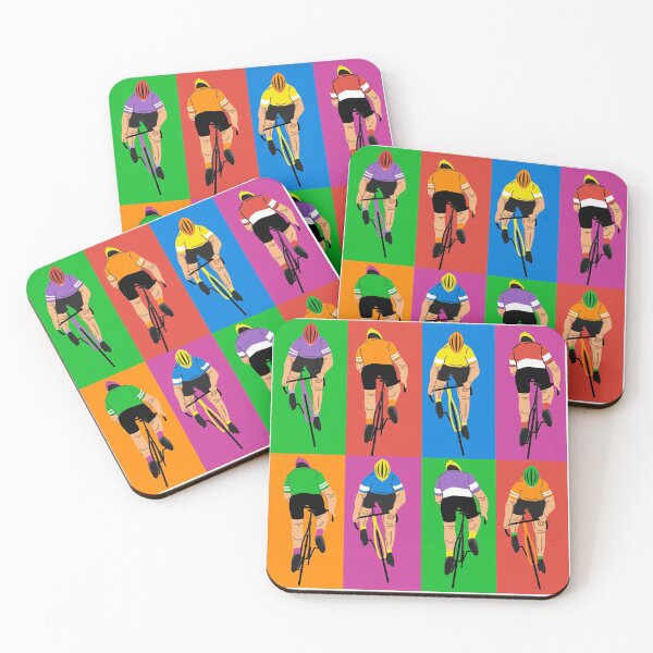 Item preview, 8 Bikers in bikes Colorful designed and sold by RosaFuerte.