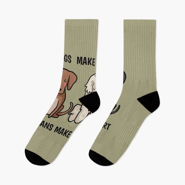 Item preview, Dog's make me happy Humans Make My Head Hurt designed and sold by TopDesignArt.