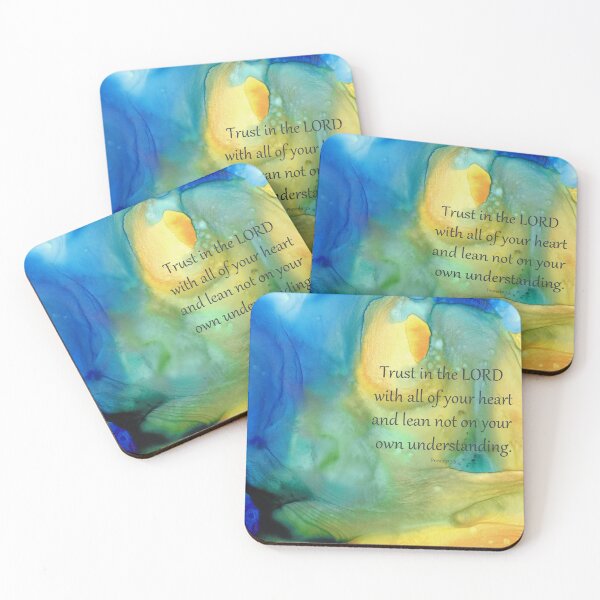 Item preview, Trust In The Lord - Bible Verse Art - Sharon Cummings designed and sold by Sharon Cummings Art.