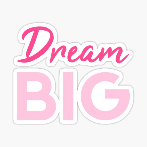 Item preview, Dream Big Pink & Pink designed and sold by PopPrints.