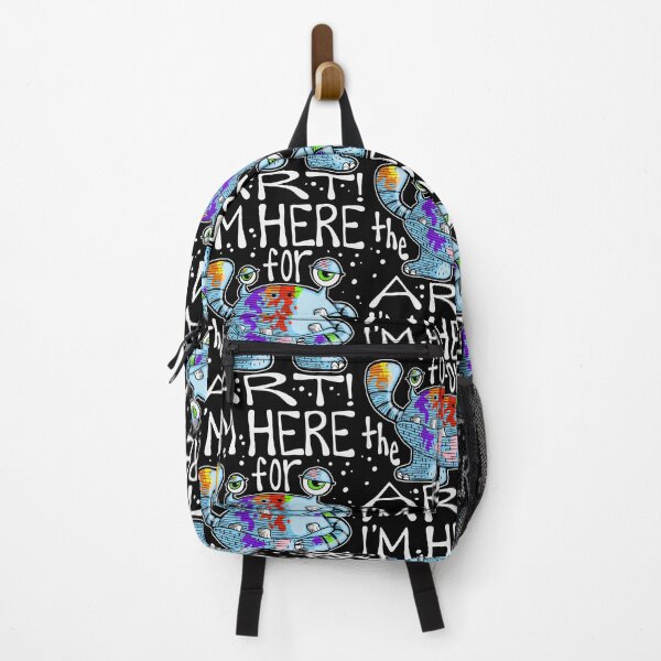 Item preview, I'm Here for the Art Monster with Paint Splats designed and sold by thecraftace.