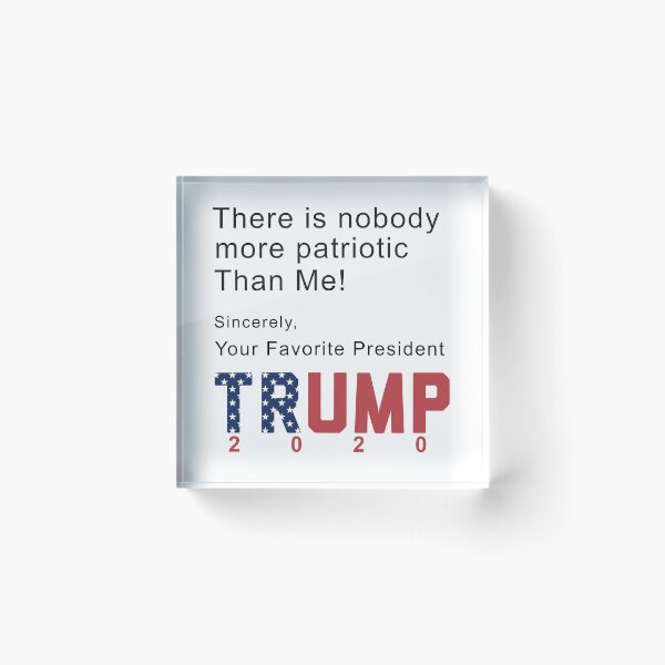 Item preview, Trump 2020 Nobody Is More Patriotic Than Me Pro Trump Sincerely 45  designed and sold by fourstripes.