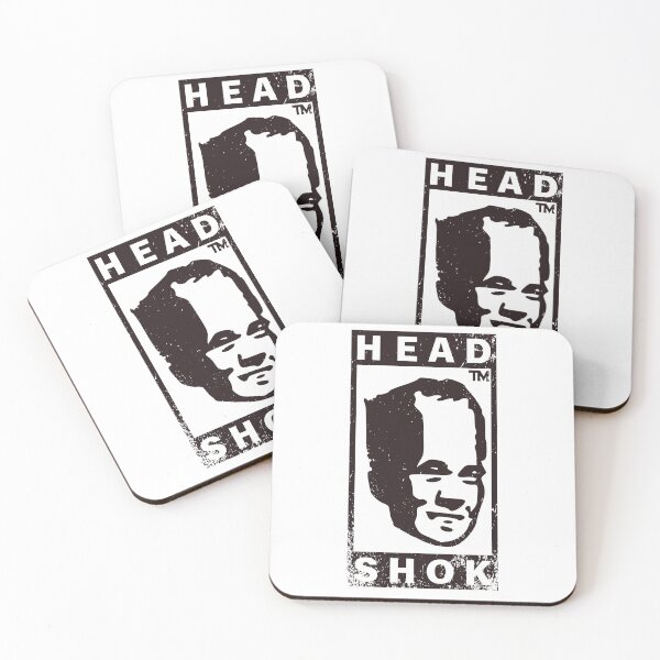 Head Shok 2 Coasters (Set of 4)