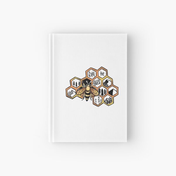 Save the Bees !! Hardcover Journal
