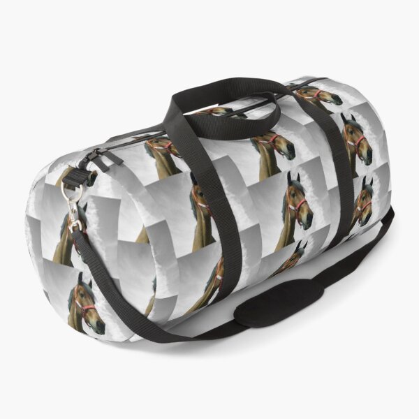 Item preview, Chestnut horse head against a monochrome sky designed and sold by PicsByTony.