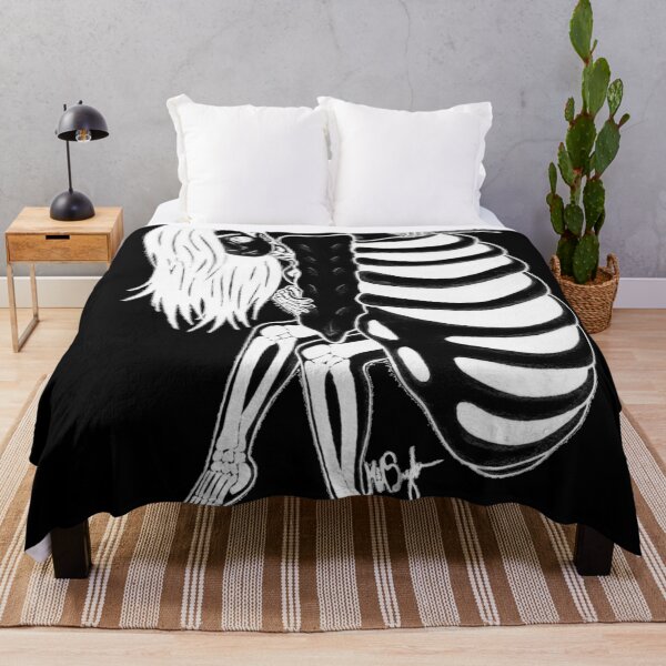 Item preview, Skeleton Girl (Inverted) designed and sold by Mel Snyder.