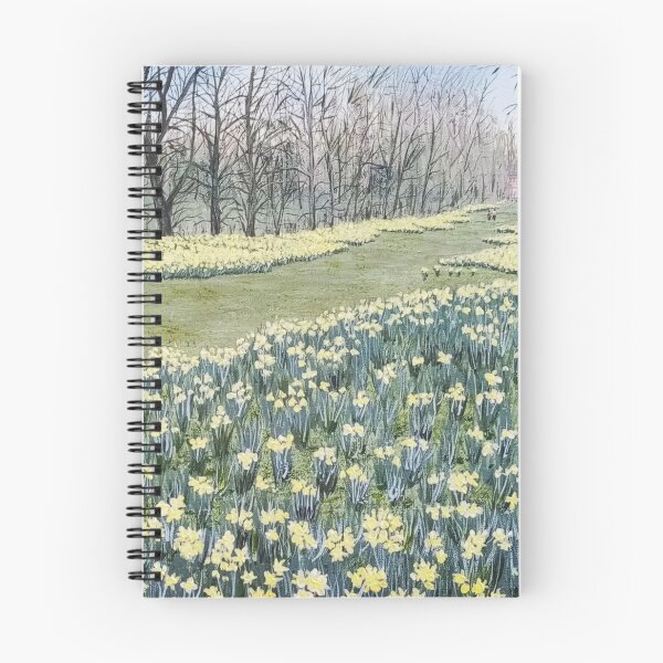 Item preview, Yellow Daffodils in Nowton Park Painting designed and sold by Tom Crittenden.