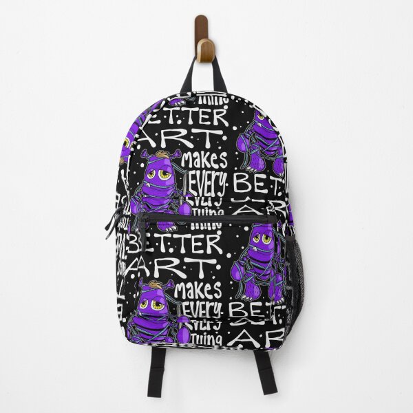 Item preview, Art Makes Everything Better Monster Wrapped in Yarn with Crochet Hook designed and sold by thecraftace.