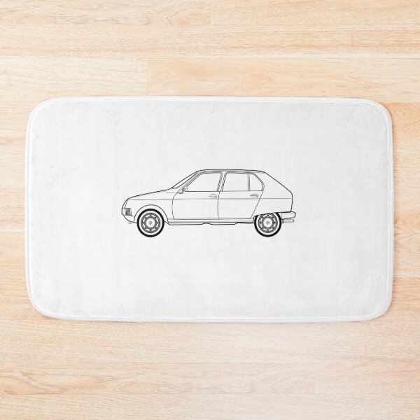 Item preview, Cit roen Visa mk1 outline drawing artwork designed and sold by RJWautographics.
