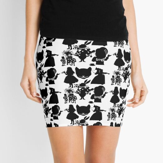 Alice In Wonderland - Silhouette Collection Mini Skirt