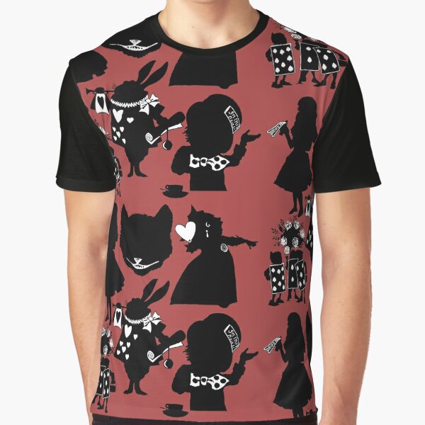 Alice In Wonderland - Silhouette Collection Graphic T-Shirt