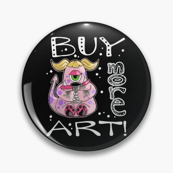 Item preview, Buy More Art Monster with Clay Pot designed and sold by thecraftace.