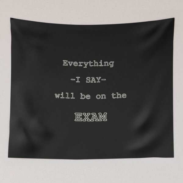 Item preview, everything i say will be on the exam designed and sold by firegalaxy.