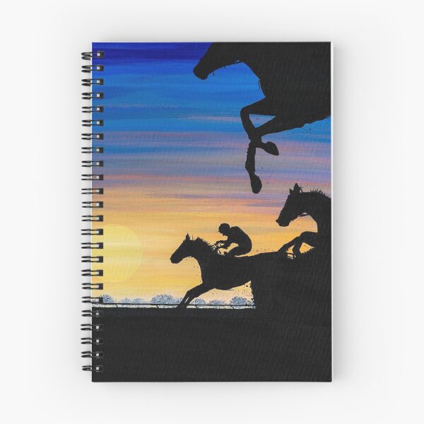 Item preview, Newmarket Race Horses at Sunrise Painting designed and sold by Tom Crittenden.