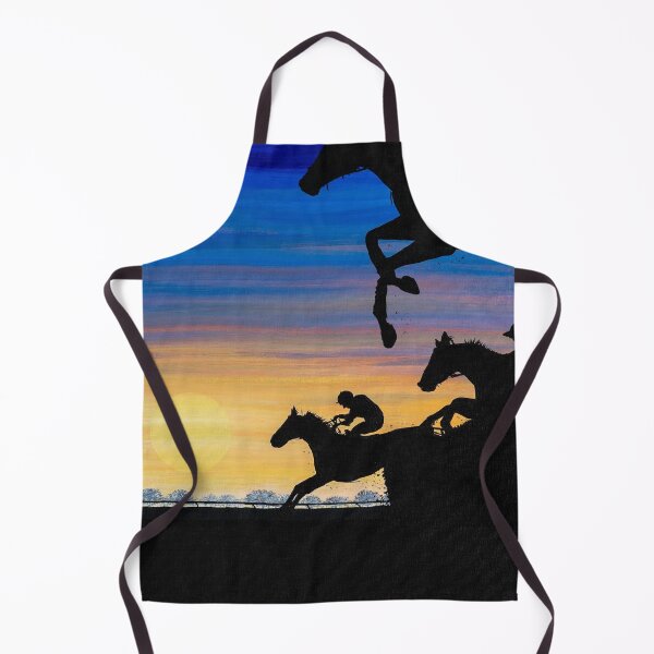 Item preview, Newmarket Race Horses at Sunrise Painting designed and sold by Tom Crittenden.