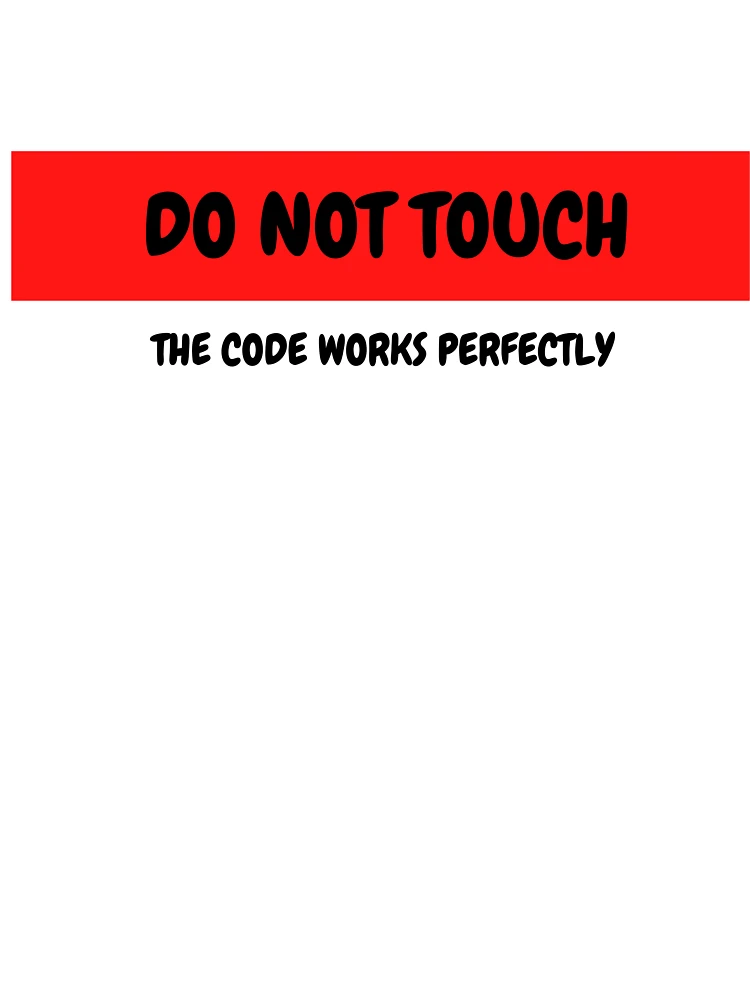 Thumbnail 4 of 4, Boxy T-Shirt, Do not touch the code designed and sold by fullstackdev25.