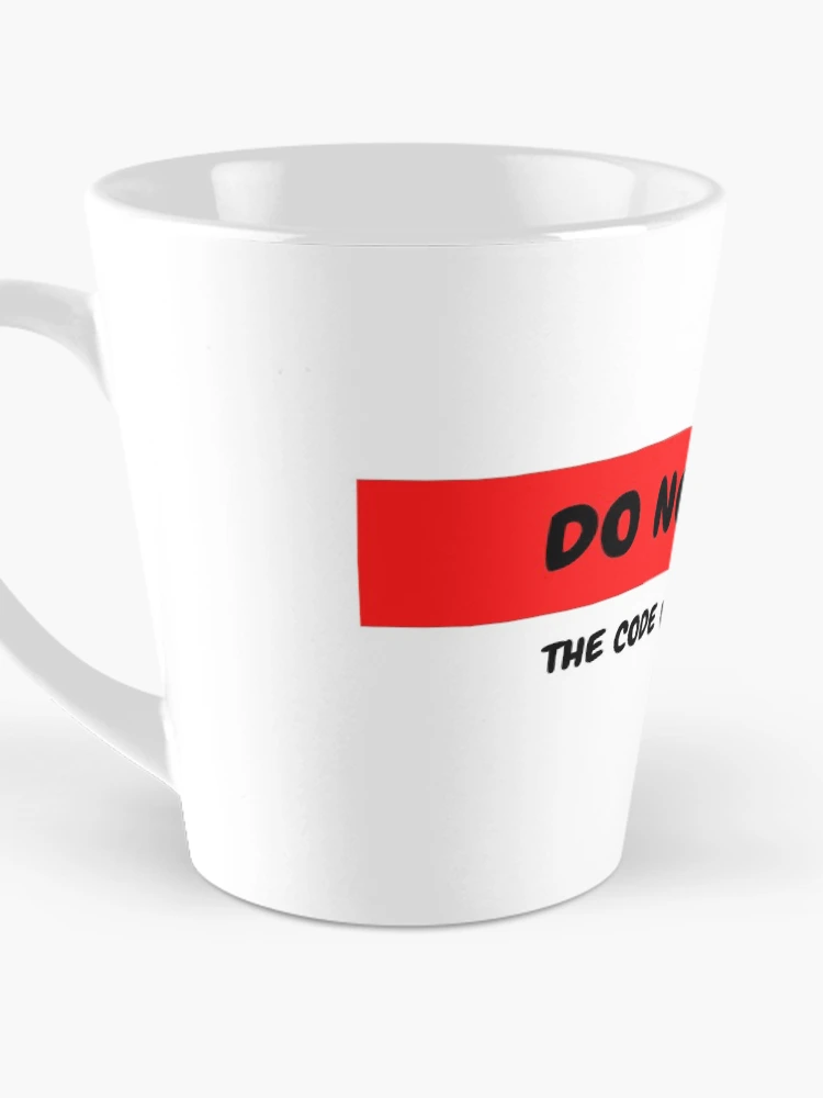 Thumbnail 3 of 4, Coffee Mug, Do not touch the code designed and sold by fullstackdev25.