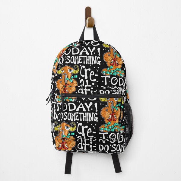 Item preview, Do Something Creative Today Monster with Scissors and Paper designed and sold by thecraftace.