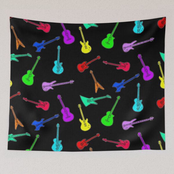 Item preview, Rainbow Guitars Sketch designed and sold by DoggoTankDesign.