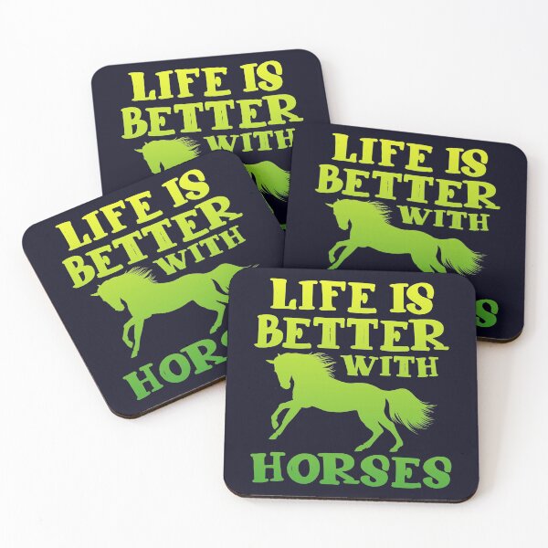 Item preview, Life Is Better With Horses Horseback Riding designed and sold by mmos.