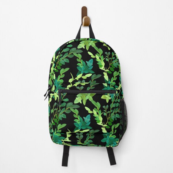 Item preview, Green leaves on black designed and sold by MrFreddie.