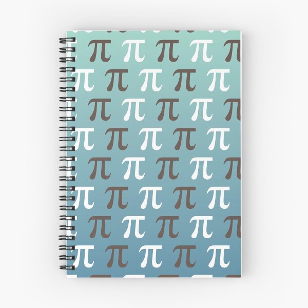 Item preview, Math Pi Symbol Pattern Blue and Teal designed and sold by oddmatter.