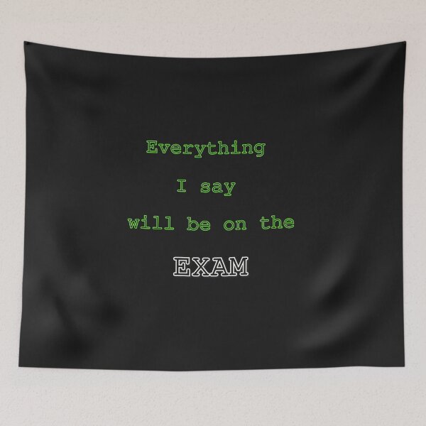 Item preview, everything i say will be on the exam designed and sold by firegalaxy.