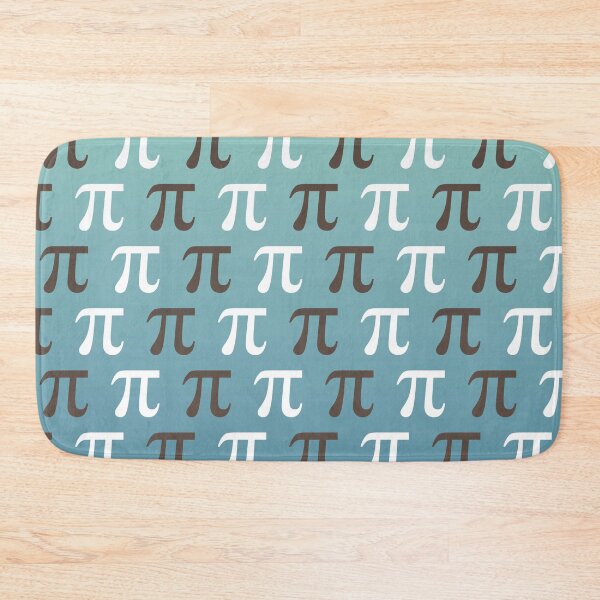 Item preview, Math Pi Symbol Pattern Blue and Teal designed and sold by oddmatter.