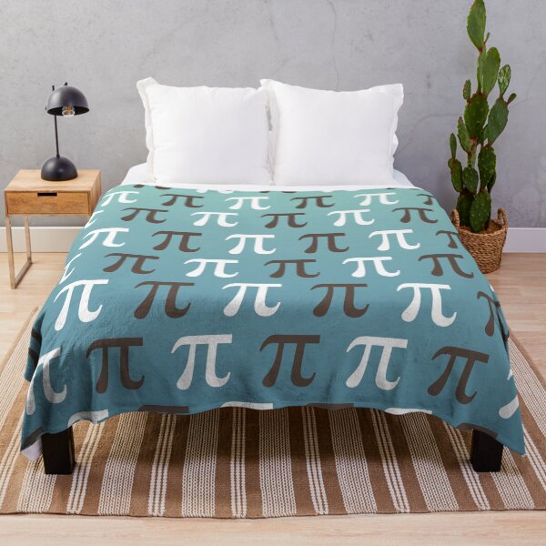 Item preview, Math Pi Symbol Pattern Blue and Teal designed and sold by oddmatter.