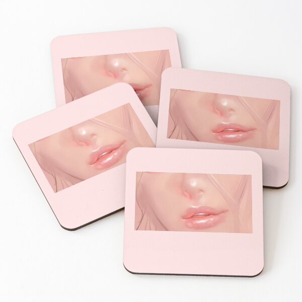 Item preview, Cute semirealistic semirealism Anime lips  designed and sold by GarryGalv.